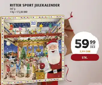 Scandinavian Park Ritter Sport Julekalender tilbud