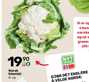 Matkroken Norsk Blomkål tilbud
