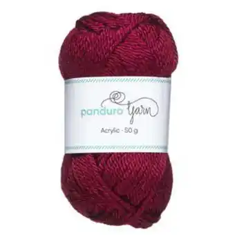 Panduro Garn acrylic 50 g mørkerød tilbud