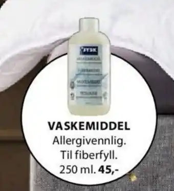 JYSK Vaskemiddel Allergivennlig Til fiberfyll tilbud