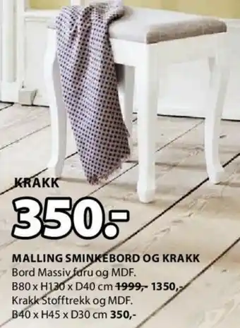 JYSK Krakk tilbud
