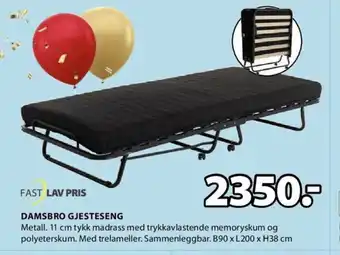 JYSK Fast Lav Pris Damsbro Gjesteseng tilbud
