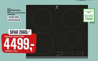 Skousen Electrolux induksjonstopp hoi630mf tilbud