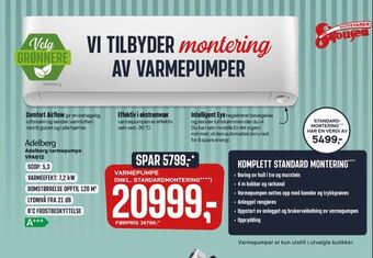 Adelberg varmepumpe vpa612