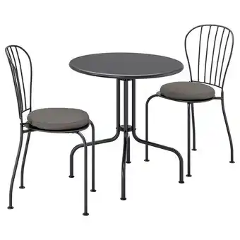 IKEA Bord + 2 stoler, utendørs tilbud