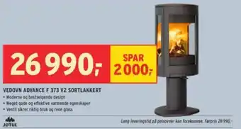 Montér Vedovn Advance F 373 V2 Sortlakkert tilbud