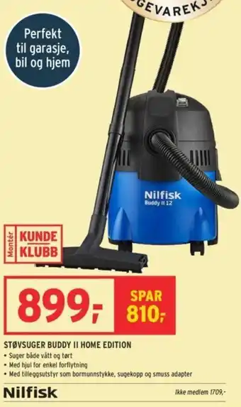 Montér Støvsuger Buddy II Home Edition tilbud