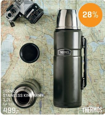 Termos stainless king army 1,2l