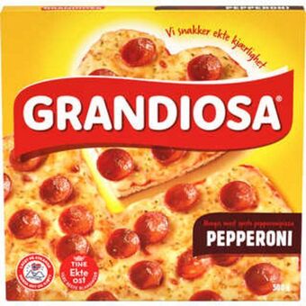 Meny Grandiosa pizza tilbud
