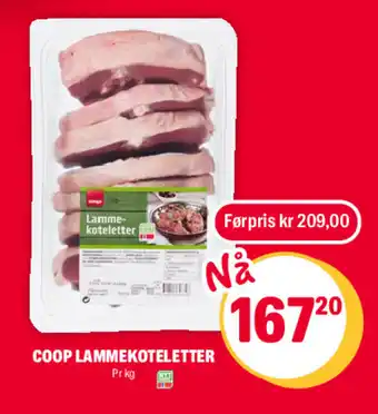 Coop Extra Coop Lammekoteletter tilbud