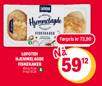 Coop Extra Lofoten Hjemmelagde Fiskekaker tilbud