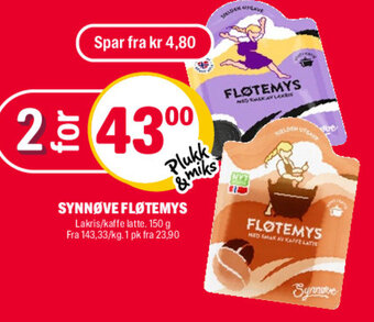 Coop Extra Synnøve Fløtemys tilbud