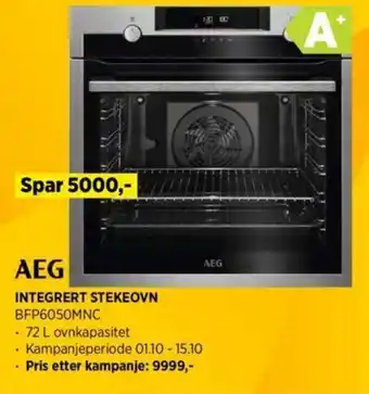 POWER INTEGRERT STEKEOVN BFP6050MNC tilbud
