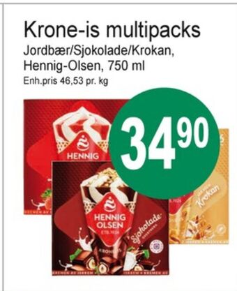 Joker Hennig-olsen isvafler tilbud