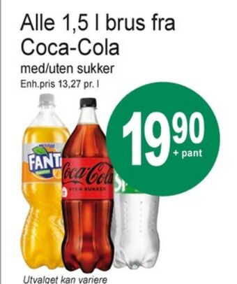Joker Coca-cola zero brus tilbud