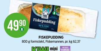 Kiwi Fiskemannen fiskepudding tilbud