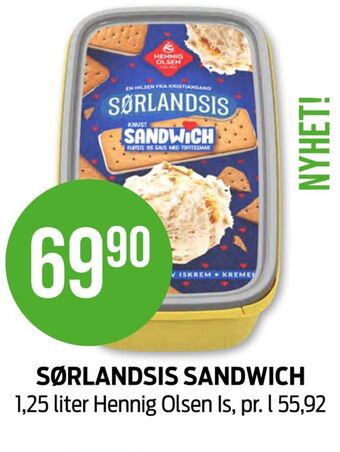 Kiwi Sørlandsis is tilbud