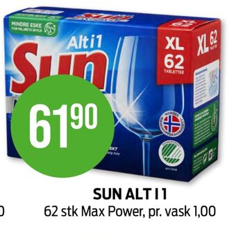 Kiwi Sun maskinoppvask - tabs tilbud