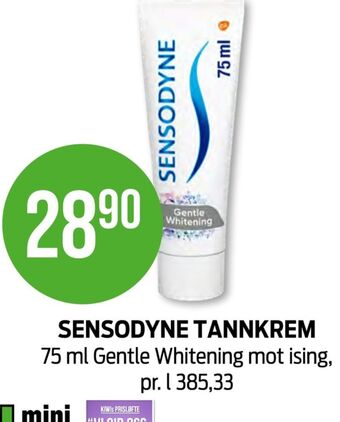 Kiwi Sensodyne tannkrem tilbud