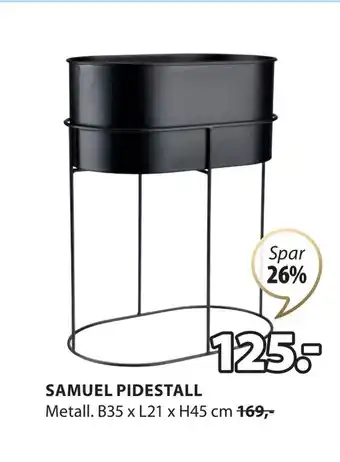 JYSK Samuel pidestall tilbud