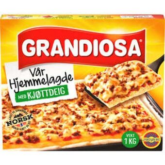 Meny Grandiosa pizza tilbud