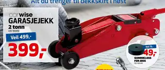 Garasjejekk 2 Tonn