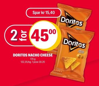 Coop Extra Doritos nacho cheese tilbud