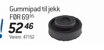 Thansen Gummipad til jekk tilbud