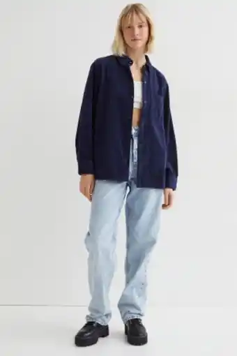 H&M Skjorte i cord tilbud
