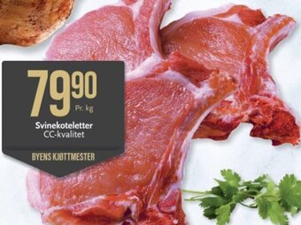 CC Mat Svinekoteletter CC-Kvalitet tilbud