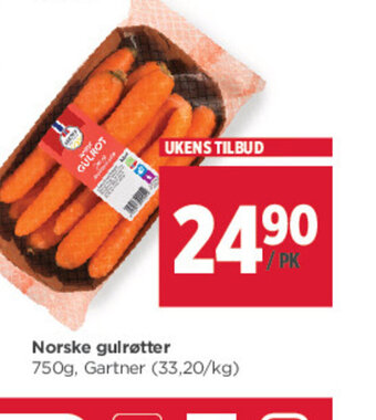 Meny Norske Gulrøtter tilbud