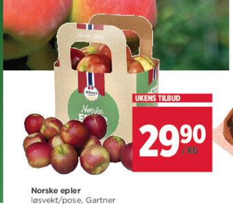 Meny Norske Epler tilbud