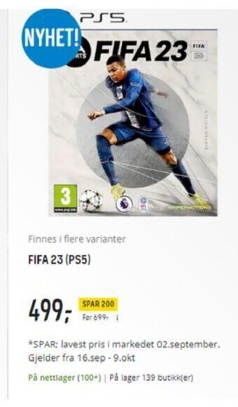 Elkjøp Fifa 23 (PS5) tilbud