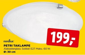 jem & fix Petri Taklampe tilbud