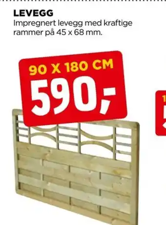 jem & fix Levegg 90x180 cm tilbud