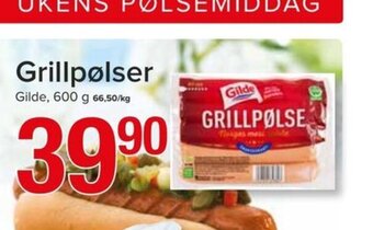 Spar Grillpølser tilbud