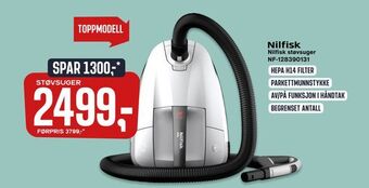 Skousen Nilfisk støvsuger nf-128390131 tilbud