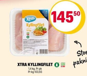 Coop Extra Xtra Kyllingfilet tilbud