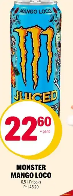 Coop Extra Monster Mango Loco tilbud