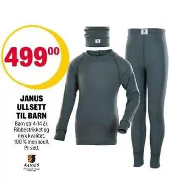 Coop Extra Janus Ullsett Til Barn tilbud