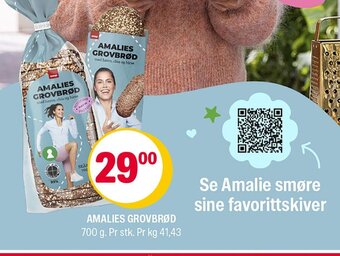 Coop Extra Amalies Grovbrød tilbud