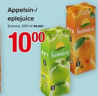 Spar Appelsin-/ Eplejuice tilbud