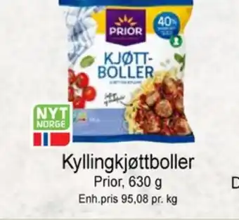 Joker Prior kyllingkjøttboller tilbud