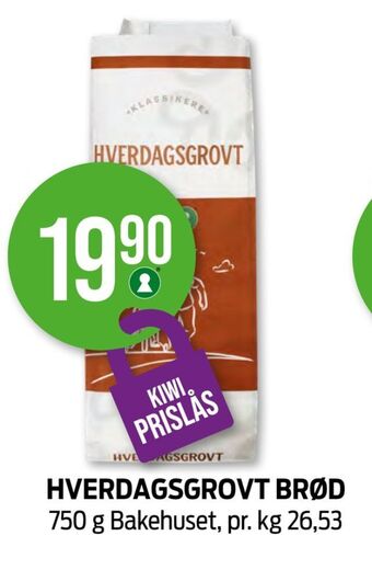 Kiwi Bakehuset brød tilbud