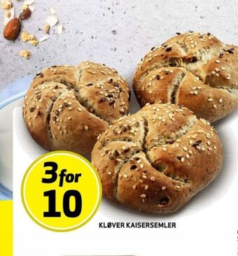 Bunnpris Kløver boller tilbud