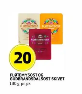 Bunnpris Tine fløtemysost tilbud