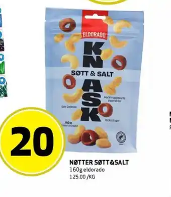 Bunnpris Eldorado nøtter tilbud