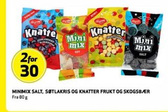 Bunnpris Knatter godterier tilbud