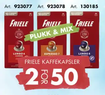 Sparkjøp Friele kaffekapsler tilbud