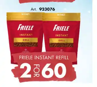 Sparkjøp Friele instant kaffe tilbud